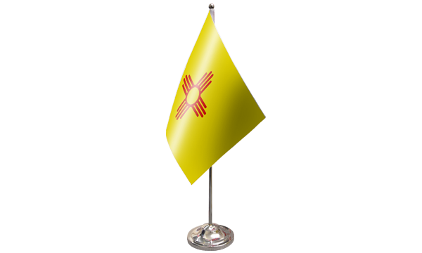 New Mexico Satin Table Flag